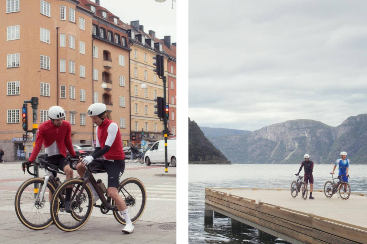 Cruzando Escandinavia sobre una Synapse. Imagen: Cannondale