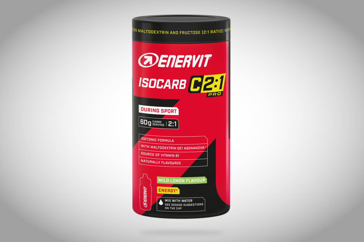 Enervit C2:1PRO Isocarb Limón Frasco. Imagen: Enervit