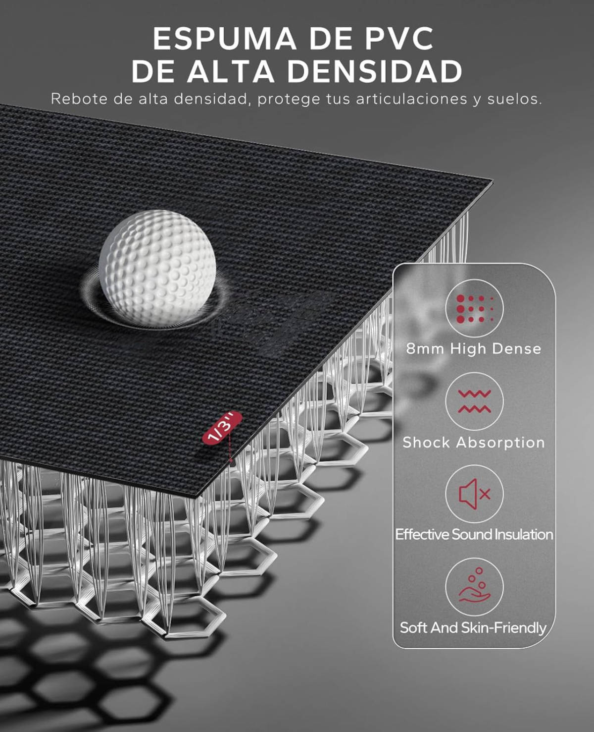 Esterilla de entrenamiento. Imagen: Hapbear