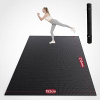 Una esterilla extragrande y resistente para entrenar en casa: la propuesta de Hapbear para rodillo y fitness