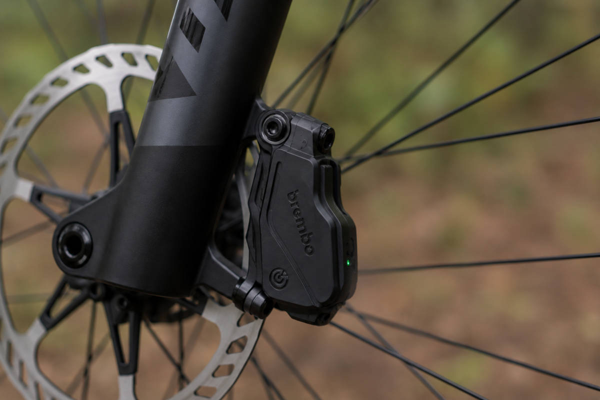 Recreación de freno electrónico para MTB. Imagen: TodoMountainBike