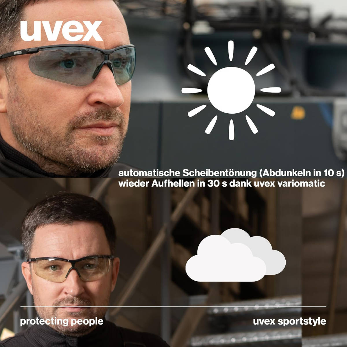 Gafas Uvex Sportstyle Variomatic. Imagen: Uvex