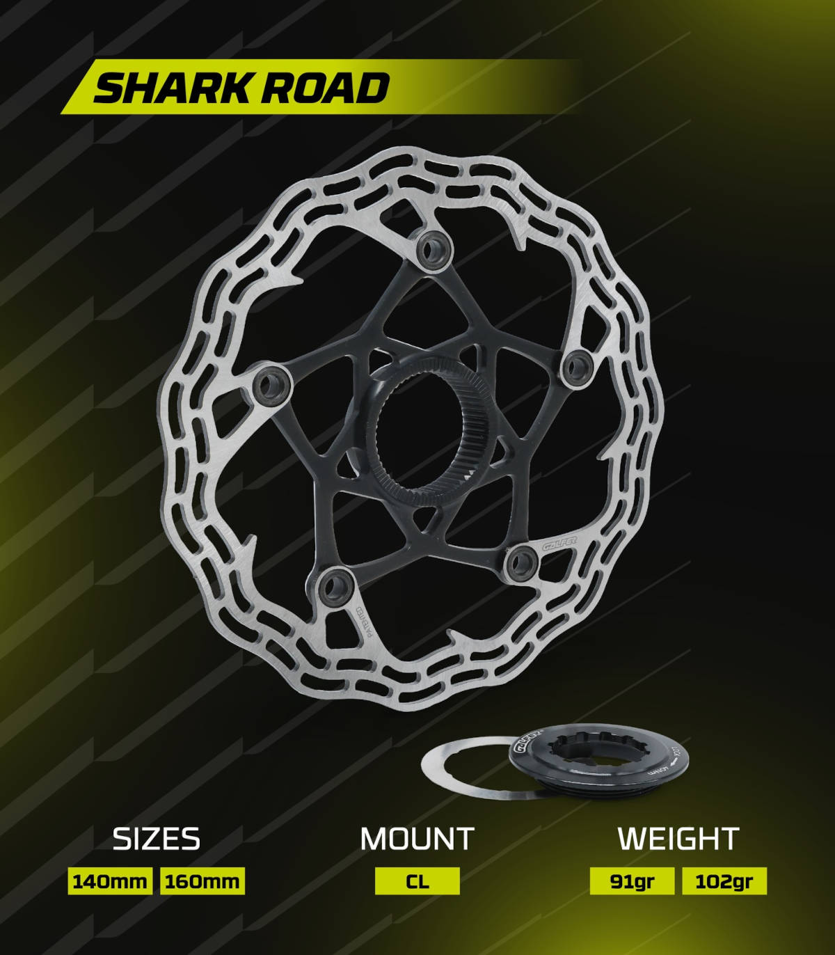 Disc Shark Road. Imagen: Galfer Bike