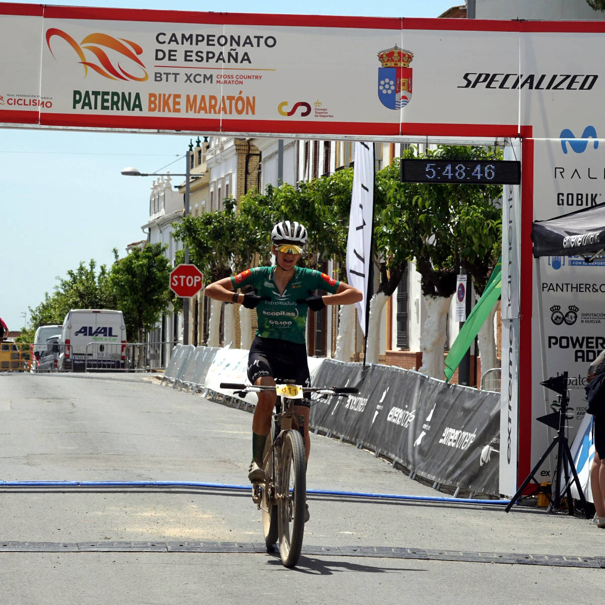 Natalia Fischer. Imagen: Extremadura-Ecopilas UCI MTB Team