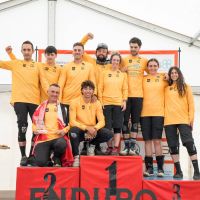 Cristina Menéndez y Marco Veiga aprietan la Copa de España de Enduro tras un intenso pulso de Burela