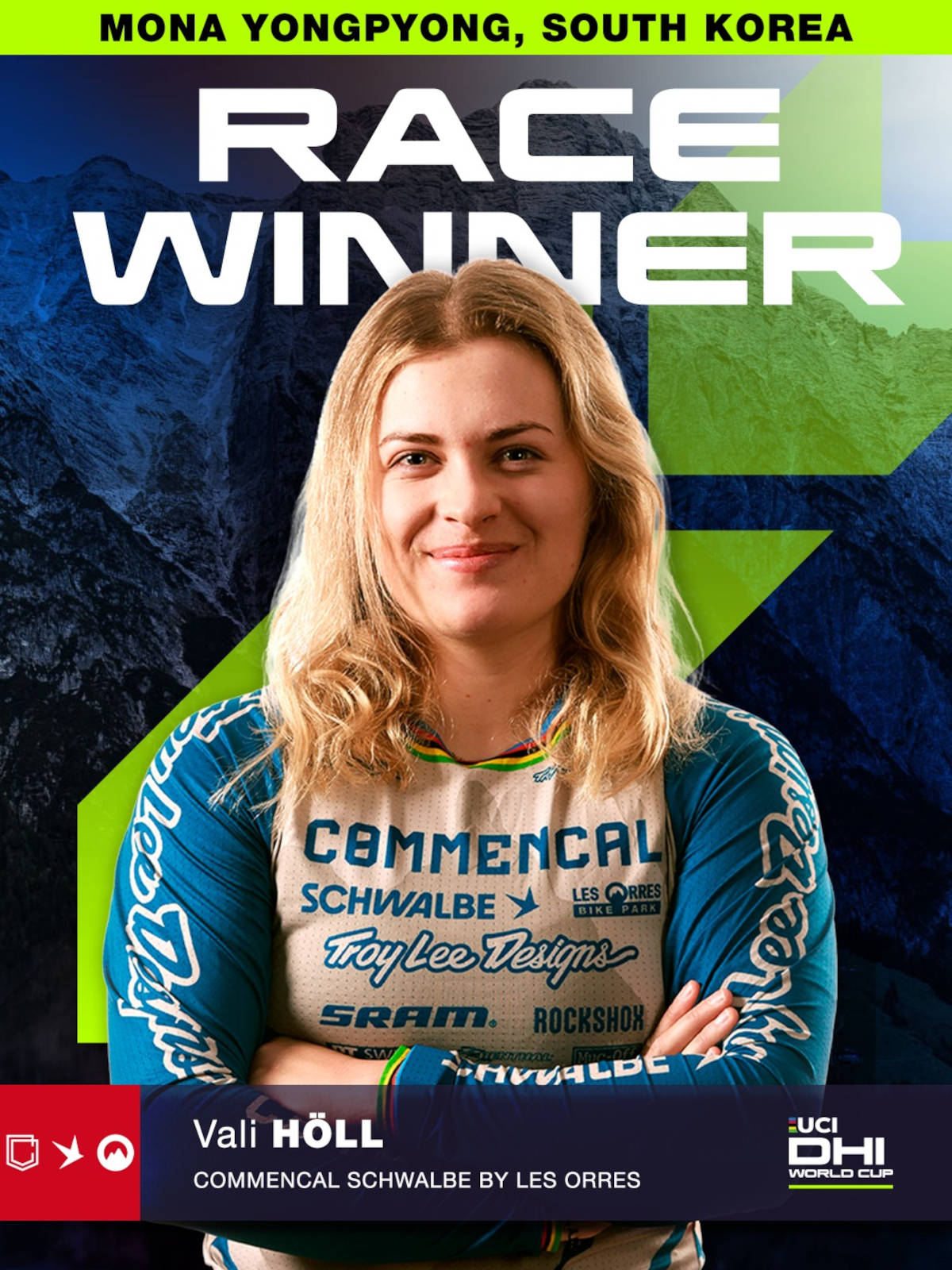 Valentina Höll. Imagen: WHOOP UCI Mountain Bike World Series