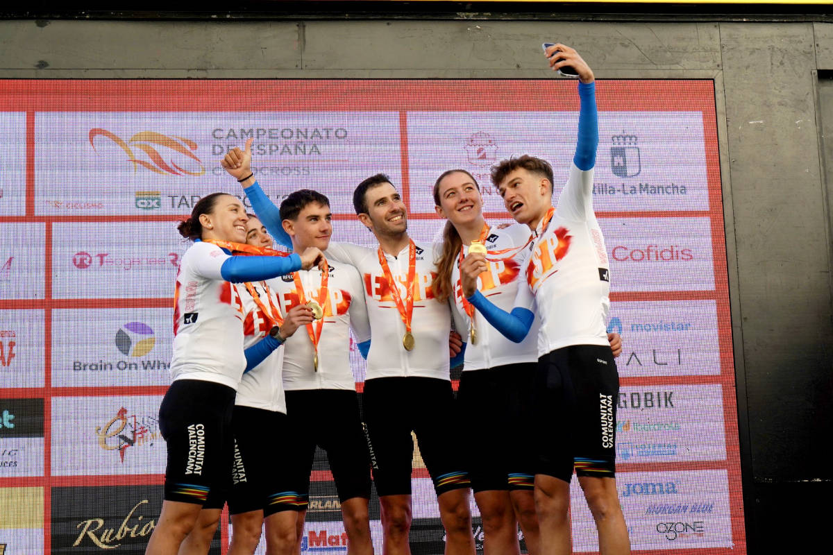 Selección valenciana de Ciclocross. Imagen: RFEC