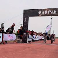 Tres pesos pesados del ciclismo en el podio de la Utopía Gravel 2026: Valero, Schurter y Valverde