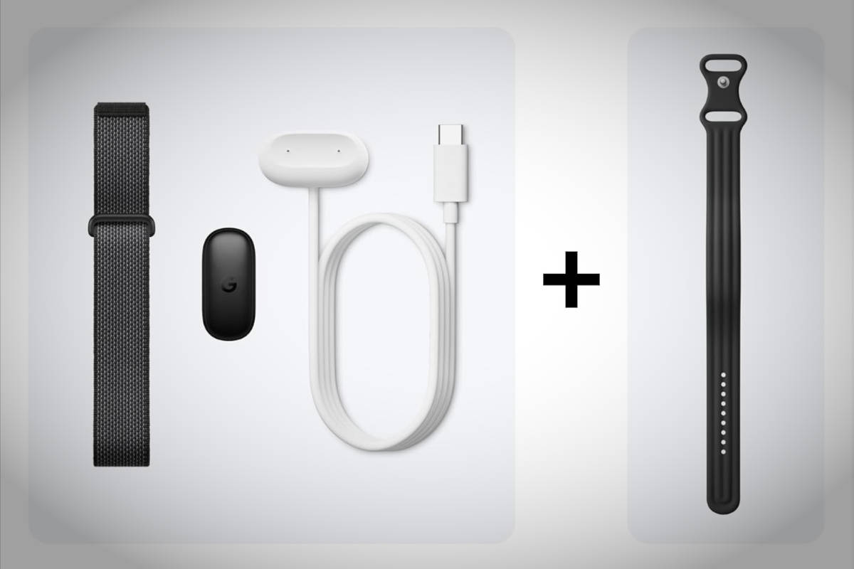 Google Fitbit Air. Imagen: Google