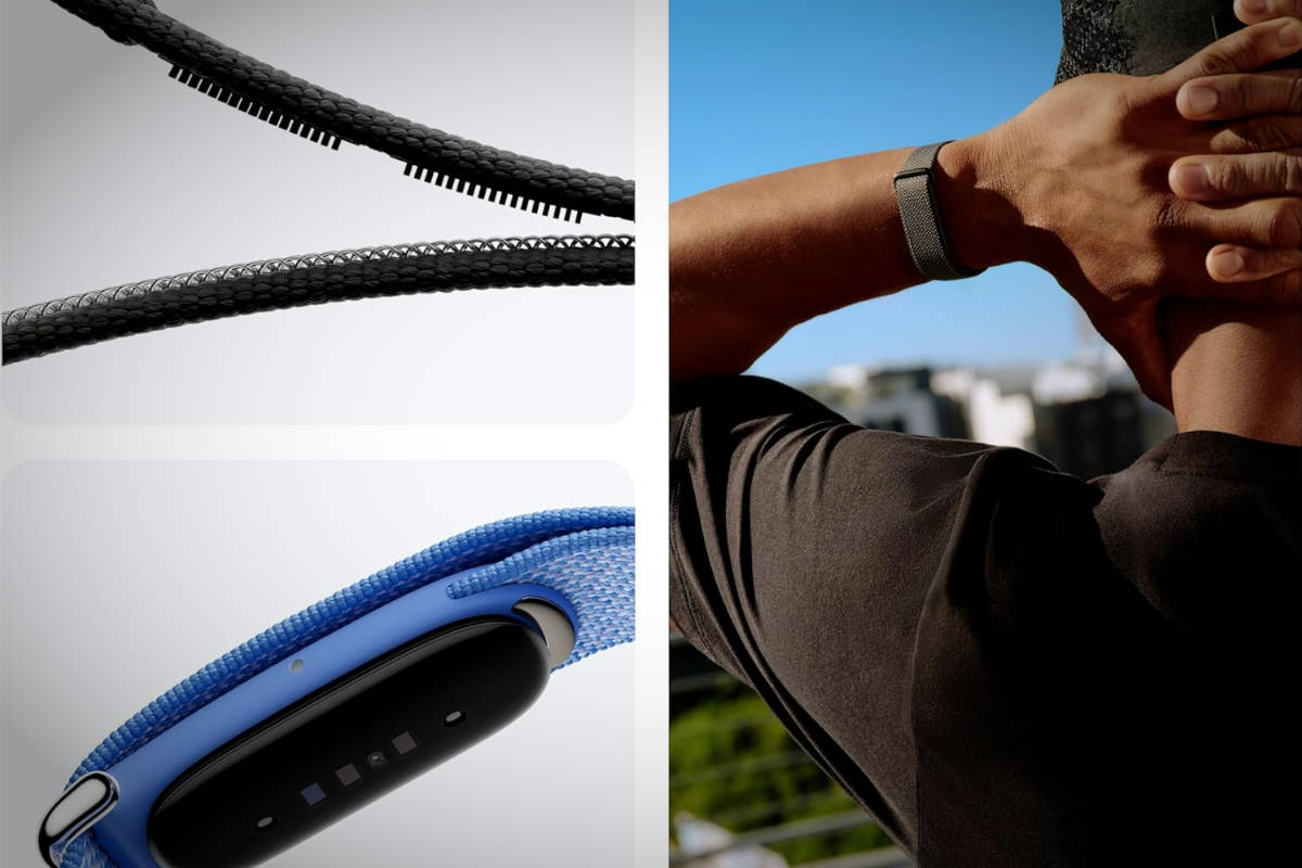 Google Fitbit Air. Imagen: Google