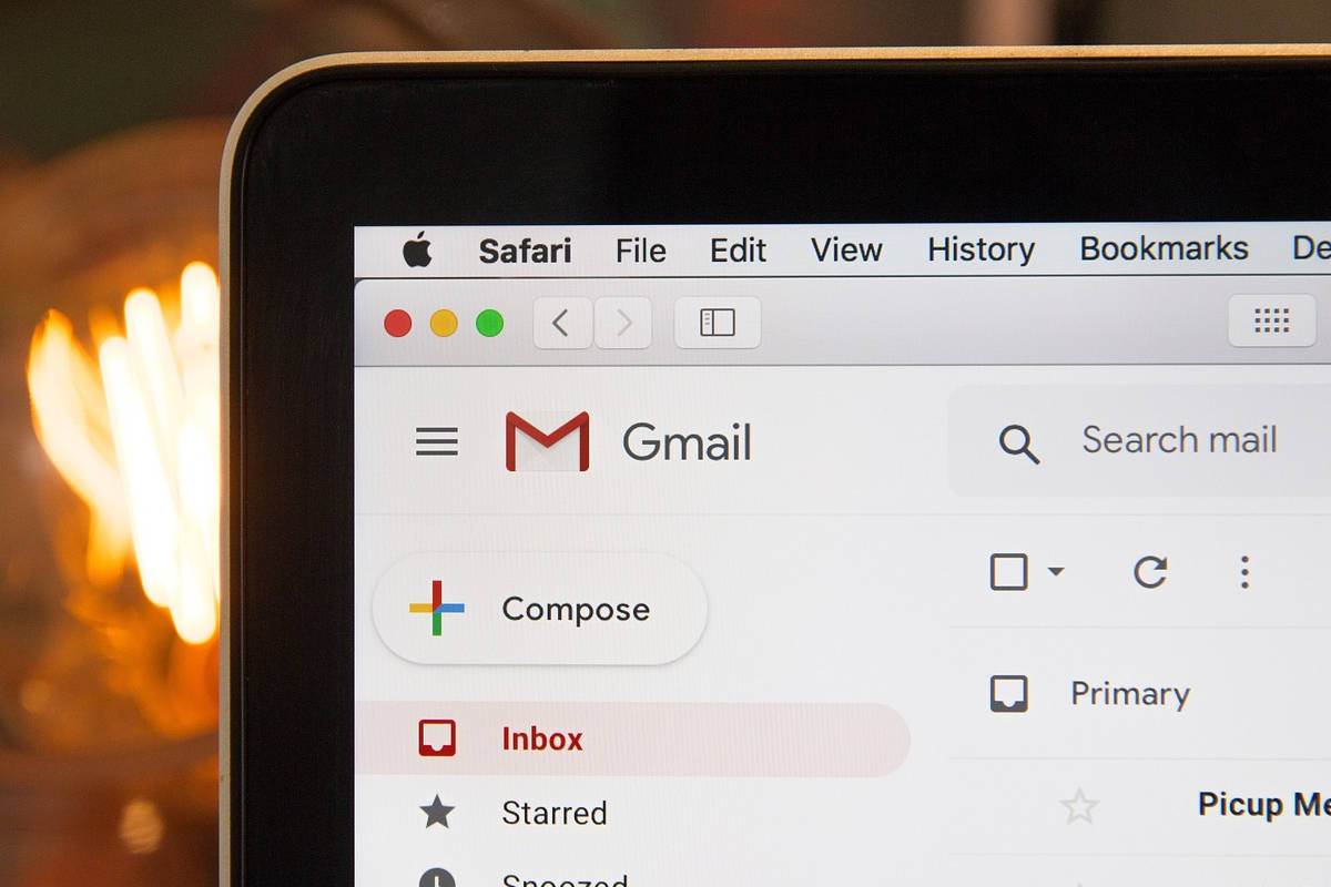 Servicio Gmail de Google. Imagen: Diedry Ferman / Pixabay
