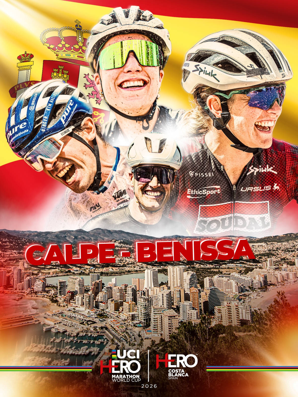 Cartel de la HERO Costa Blanca. Imagen: HERO UCI Cross-Country Marathon World Cup