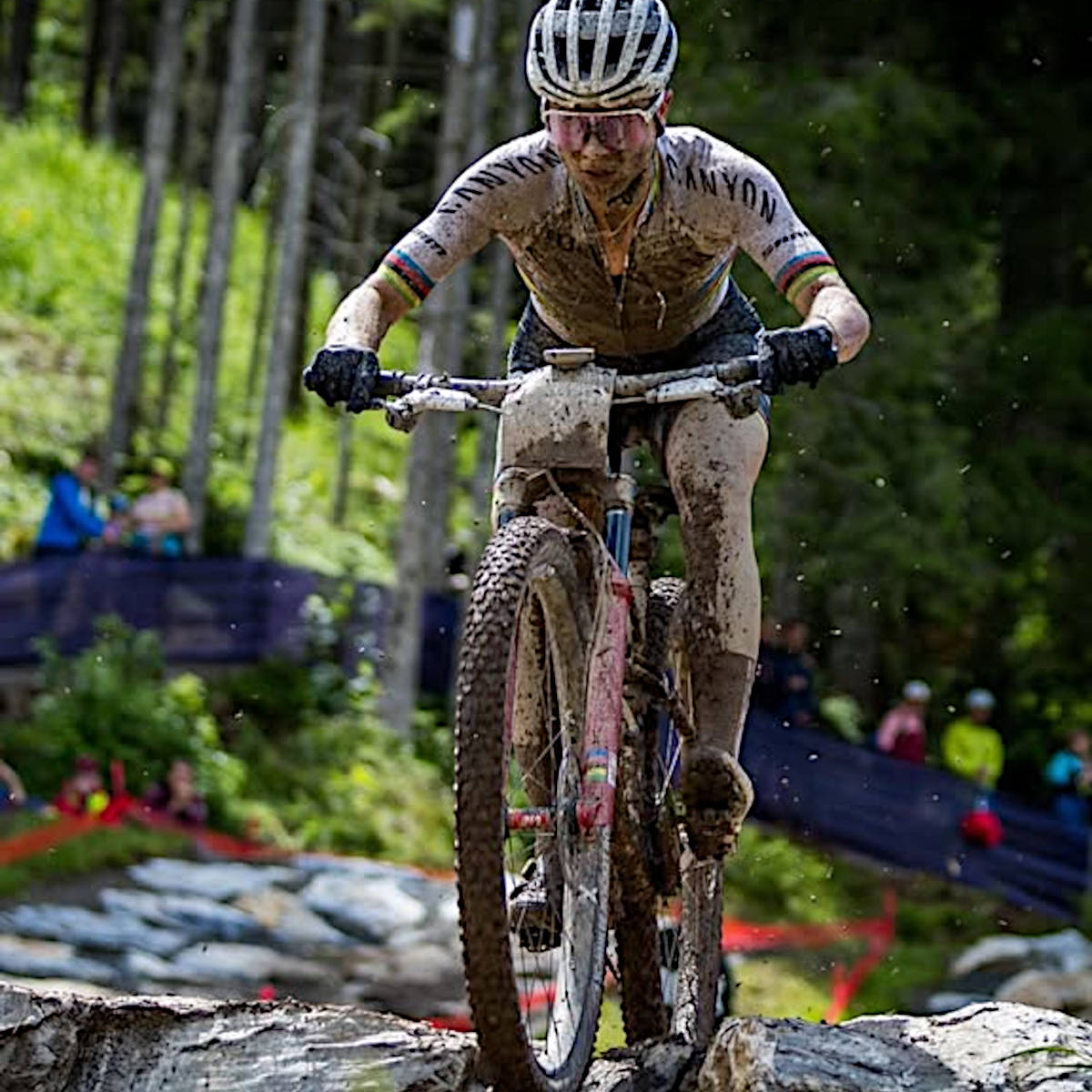 Jenny Rissveds. Imagen: WHOOP UCI Mountain Bike World Series