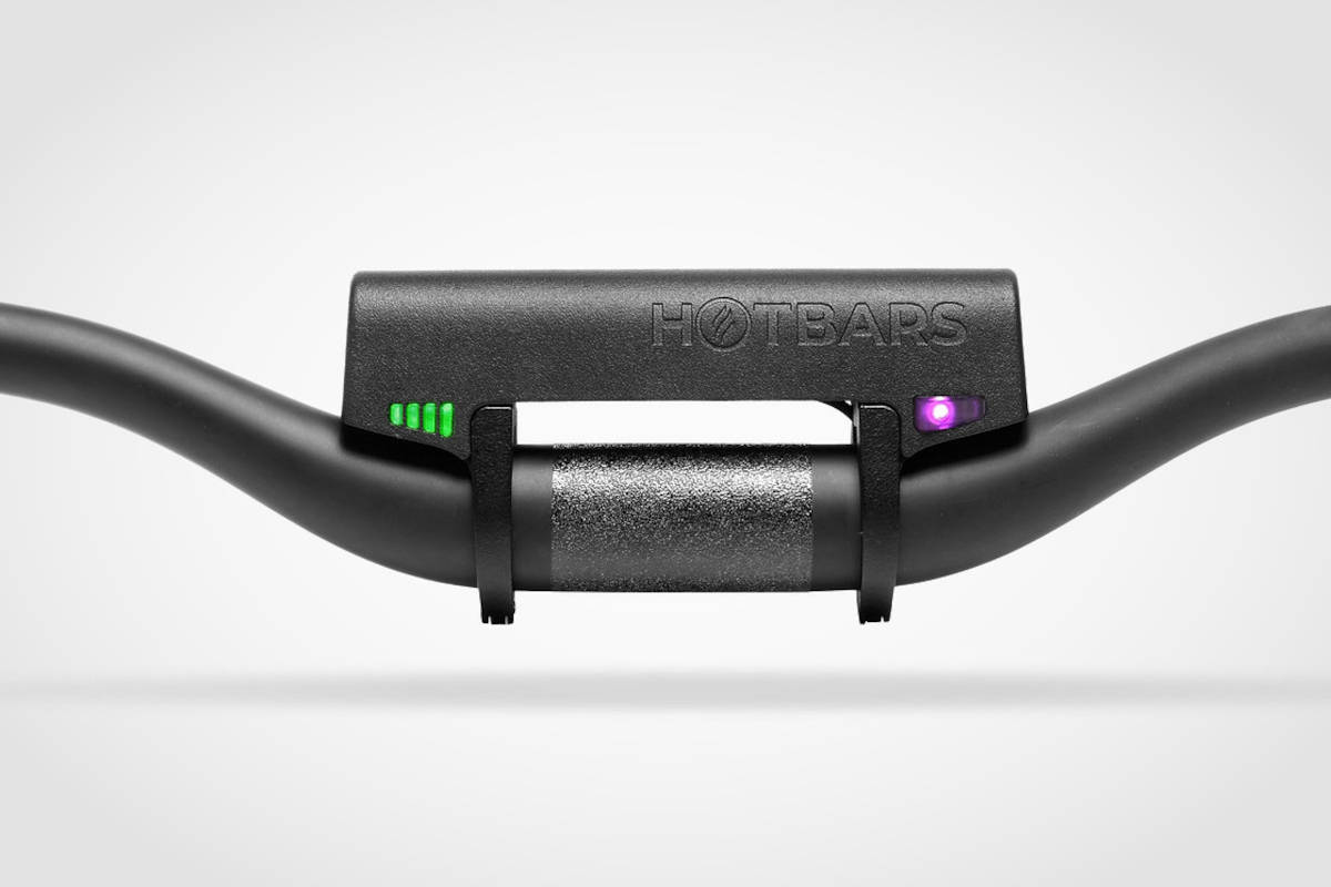 Manillar calefactado. Imagen: HotBars