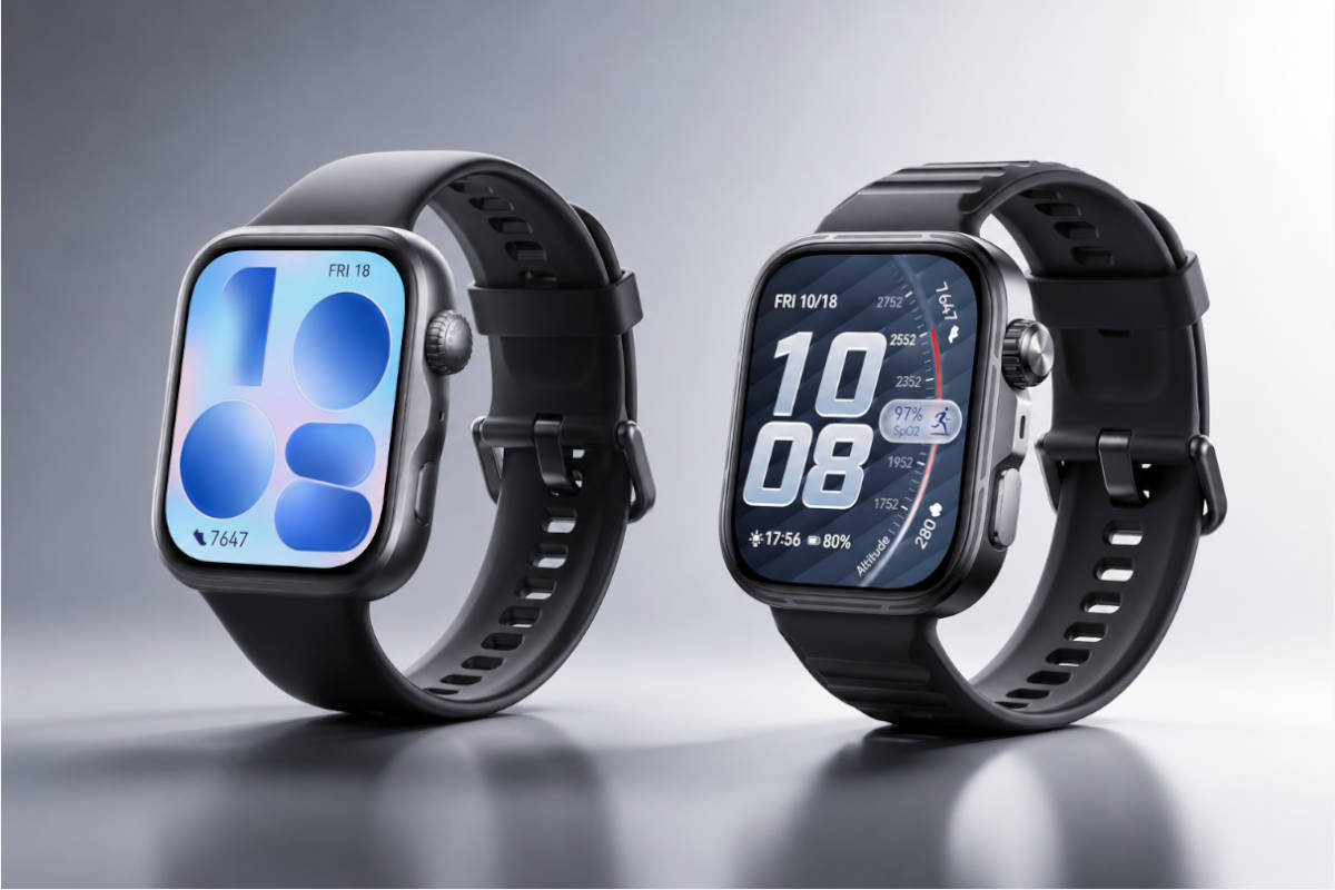 Watch Fit 5 y Watch Fit 5 Pro. Imagen: TodoMountainBike