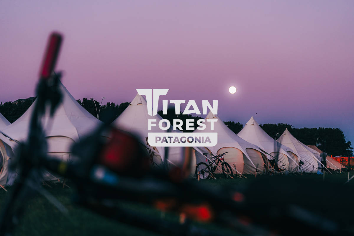 Campamento de la prueba. Imagen: Titan Forest Patagonia