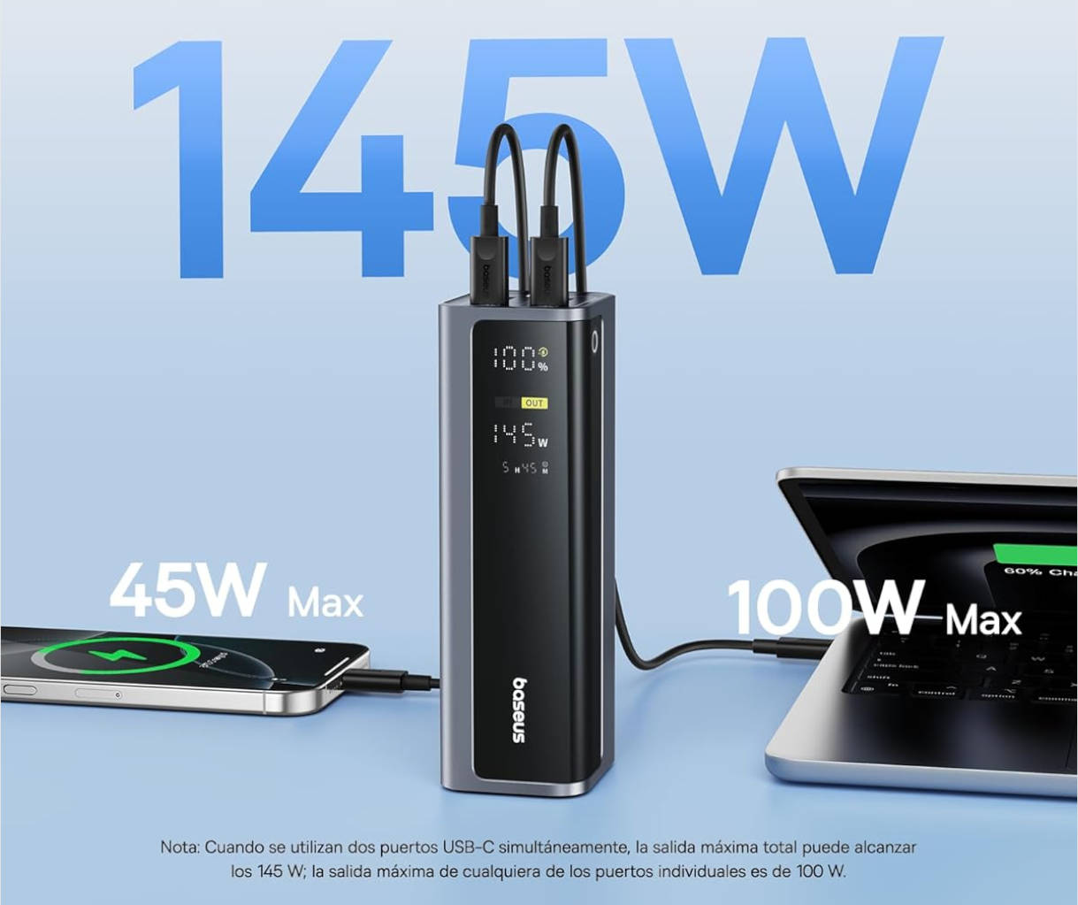Baseus EnerGeek Power Bank. Imagen: Baseus