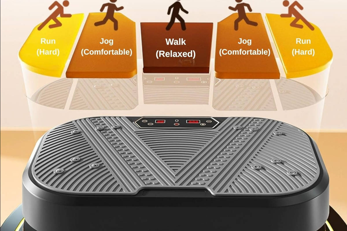 Plataforma vibratoria muscular MAGIC SELECT. Imagen: MAGIC SELECT
