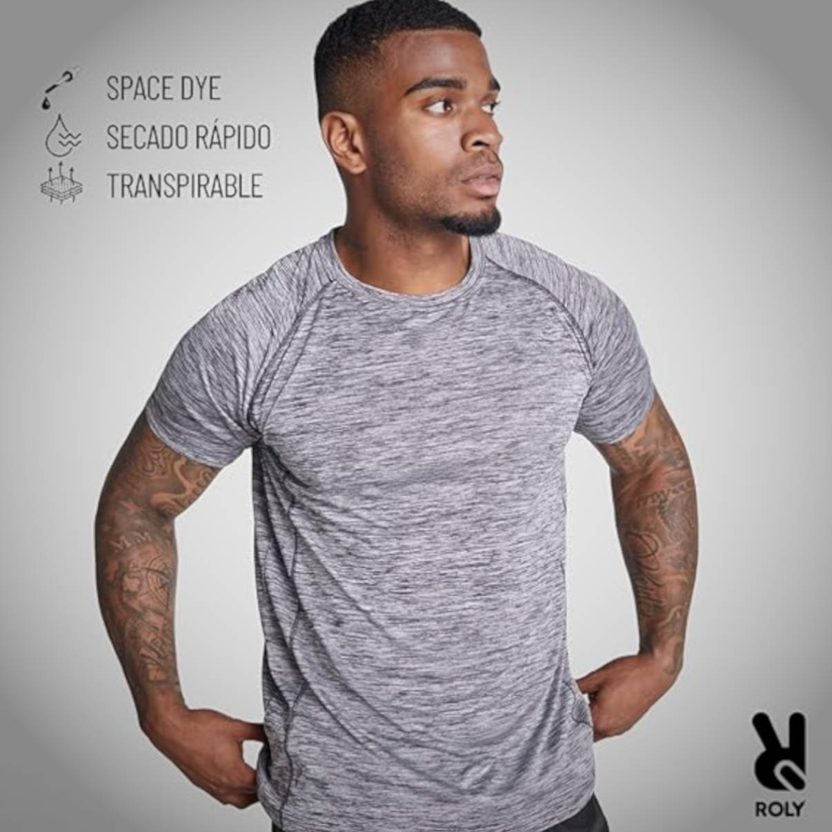 ROLY Pack 5 Camisetas técnicas. Imagen: ROLY