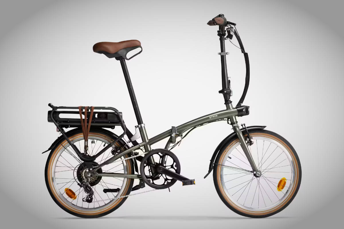 BTWIN E Fold 500. Imagen: Decathlon