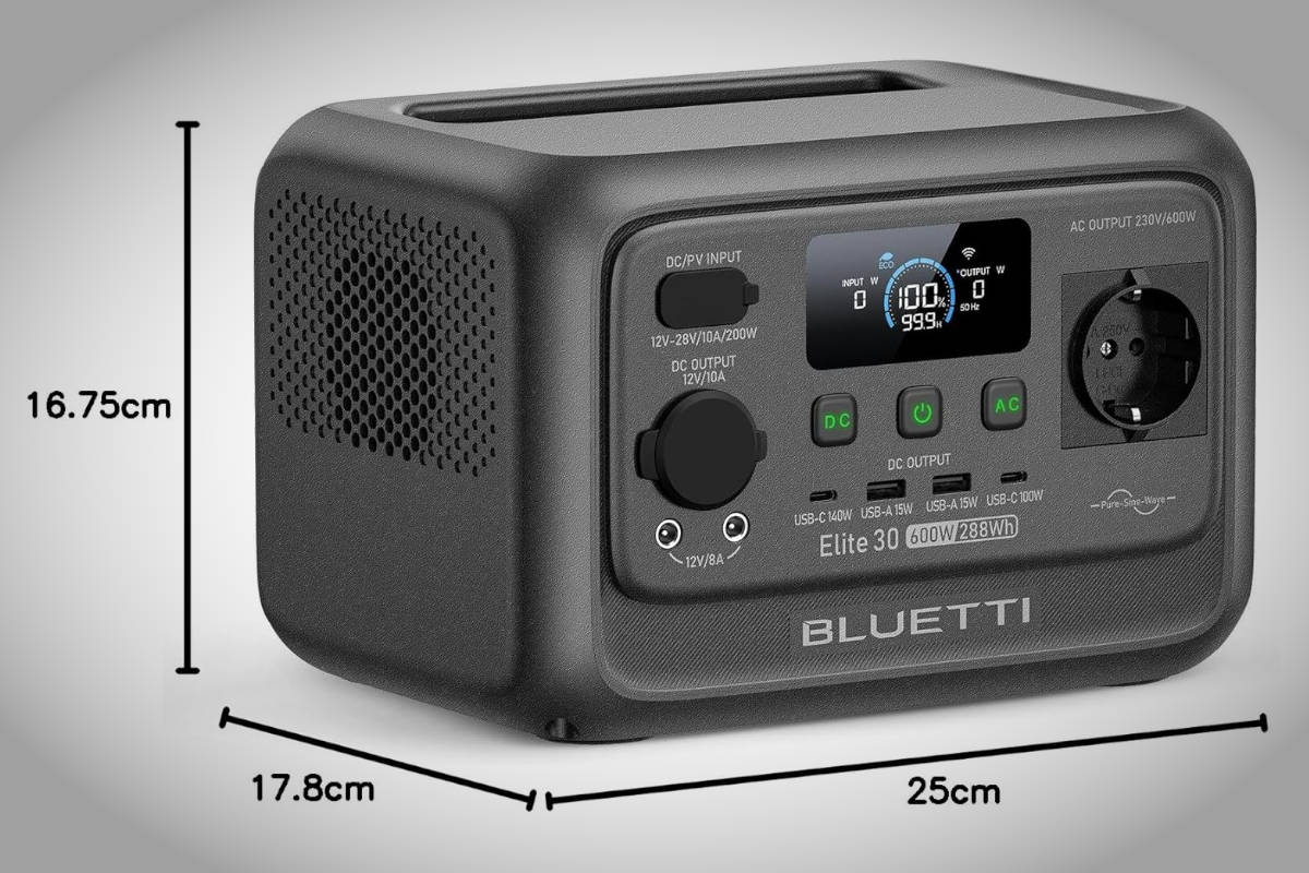 BLUETTI Elite 30 V2. Imagen: BLUETTI