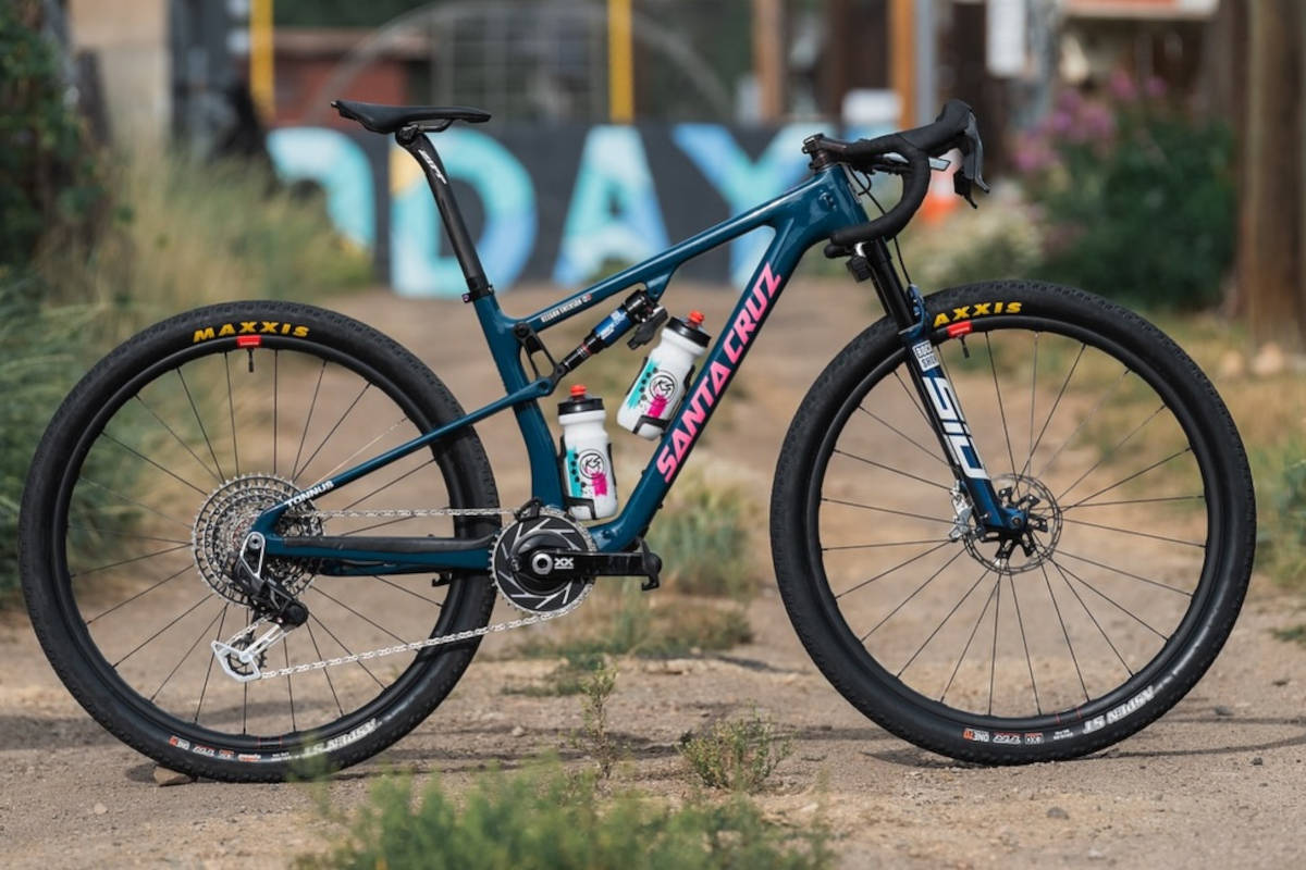 Santa Cruz Blur con manillar gravel. Imagen: Keegan Swenson