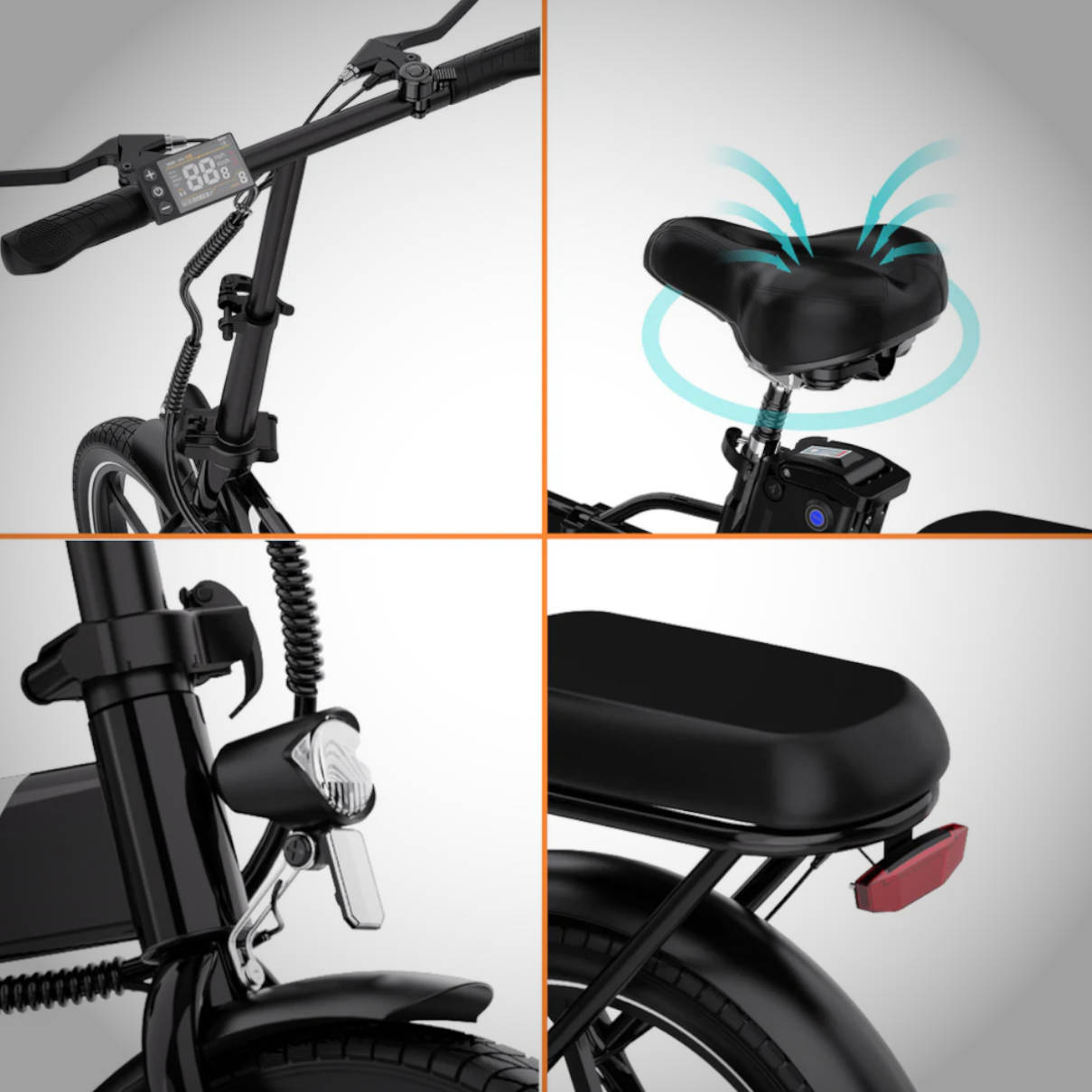 Bicicleta eléctrica Evercross EK5S. Imagen: Evercross