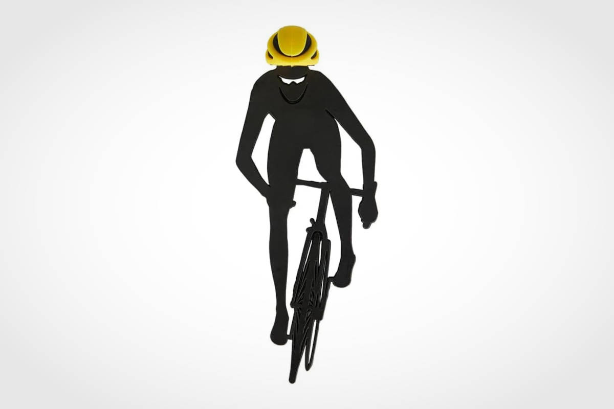 Marcapáginas ciclista. Imagen: Balvi