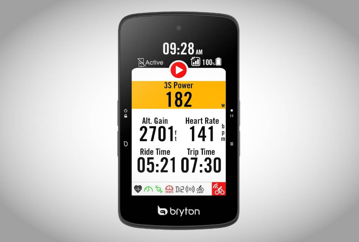 Bryton Rider S800. Imagen: Wahoo