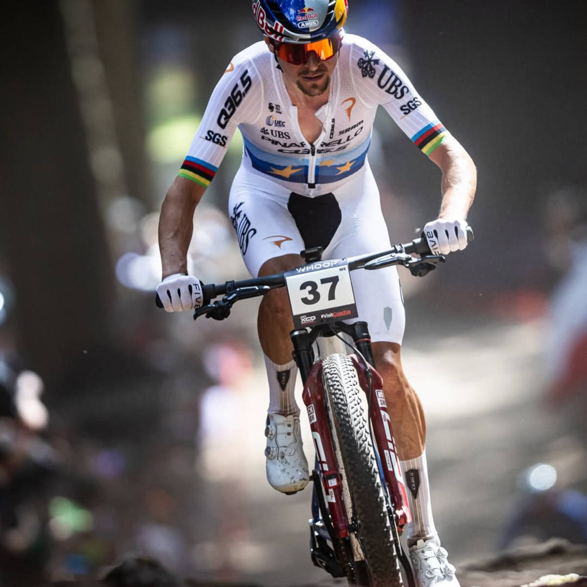 Tom Pidcock. Imagen: WHOOP UCI Mountain Bike World Series