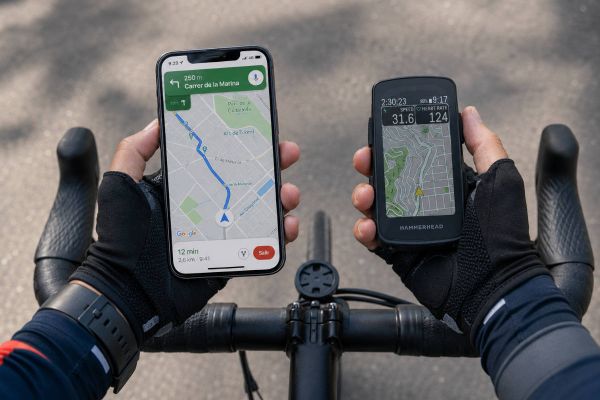 ¿Merece la pena un navegador GPS para ciclismo o basta con usar el móvil?