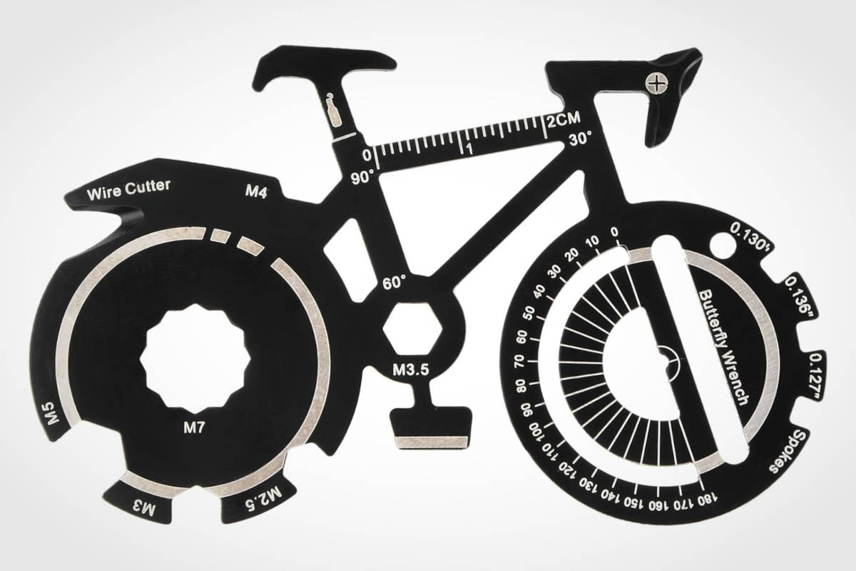 Multiherramienta con forma de bicicleta. Imagen: Litinliv