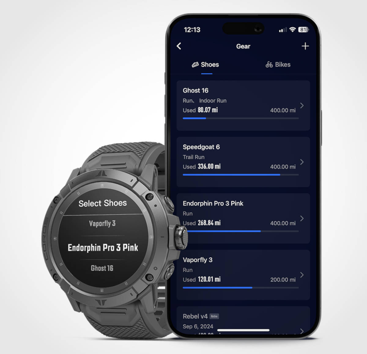 Control del material. Imagen: COROS