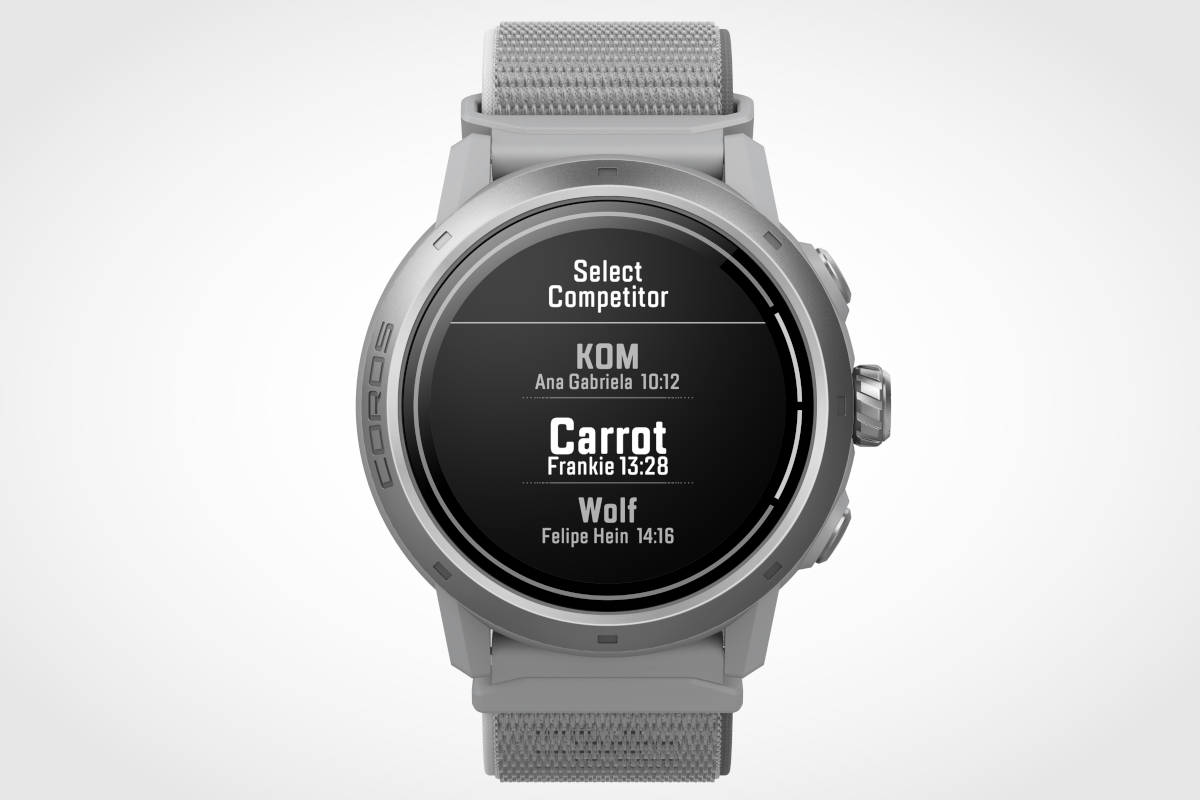 Segmentos de Strava. Imagen: COROS