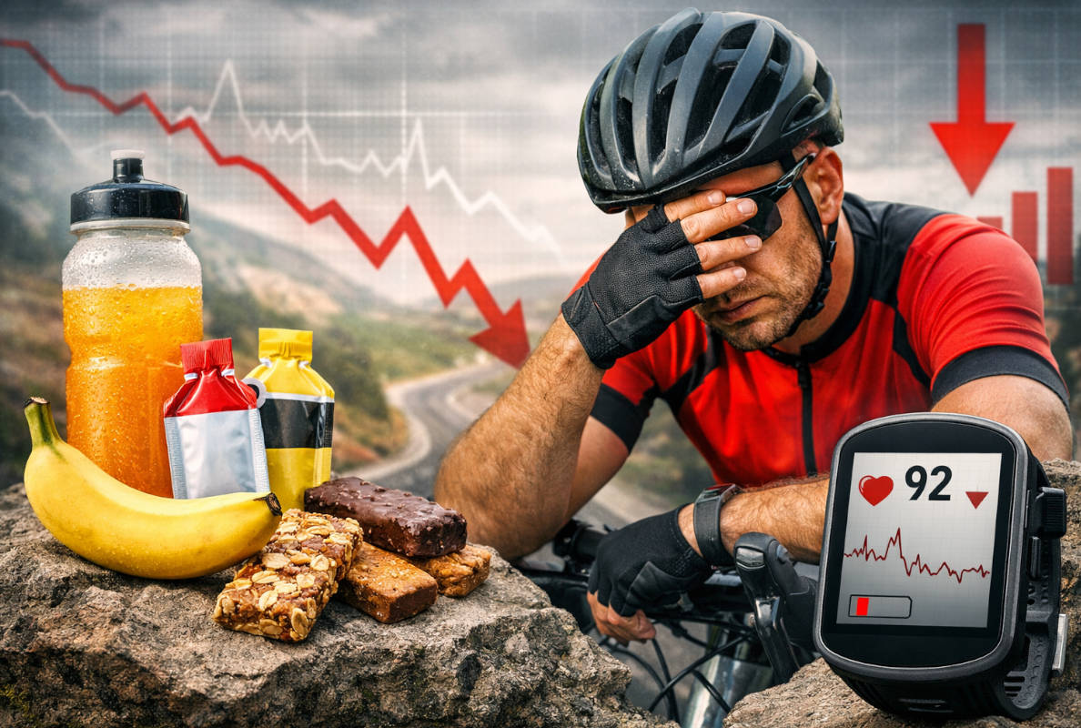 Ciclismo y agotamiento en la ruta. Imagen: TodoMountainBike