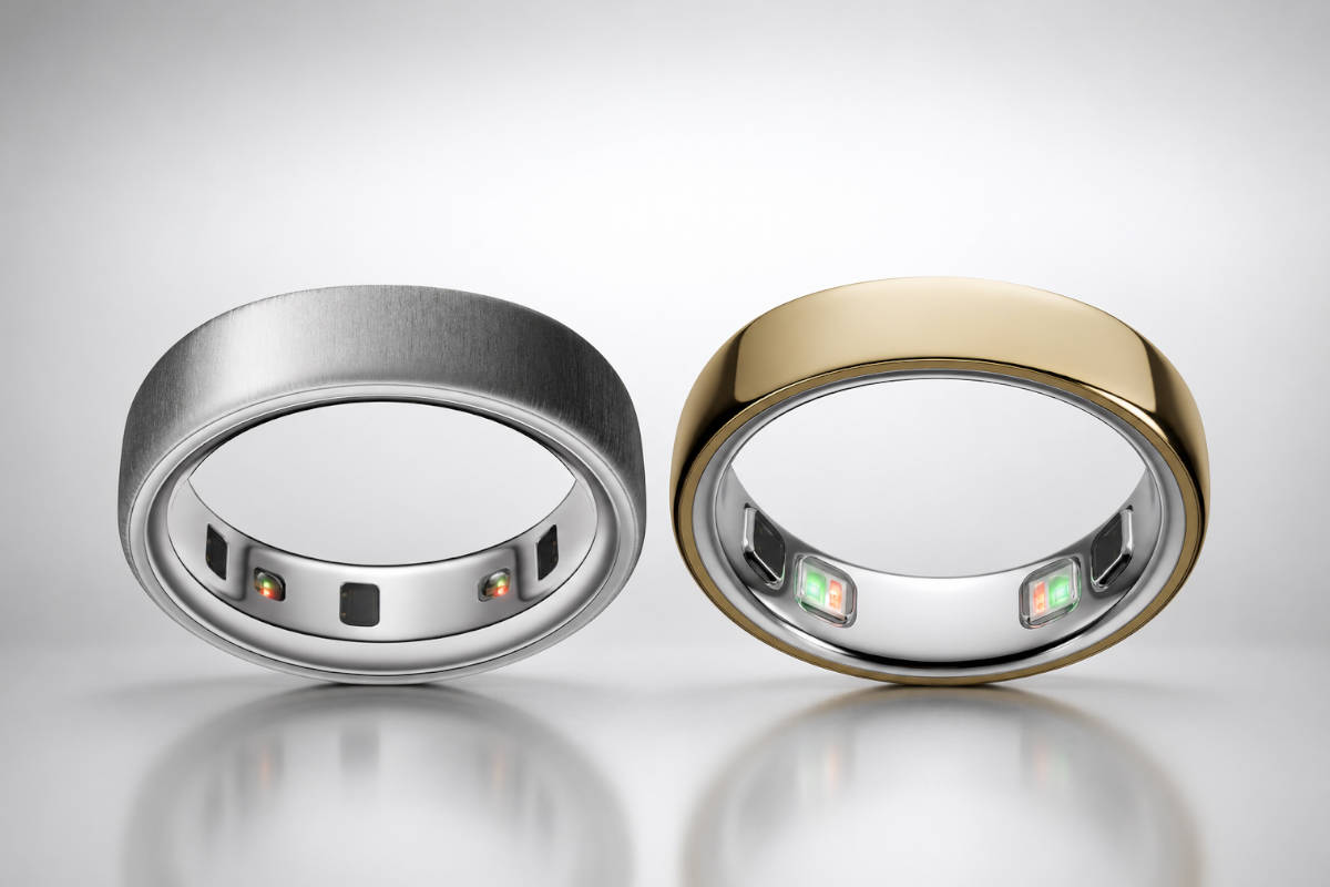 Oura Ring 5 y Oura Ring 4. Imagen: Oura