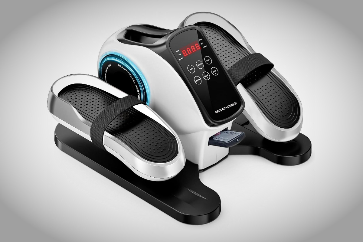 Pedales estáticos para personas mayores. Imagen: ECODE