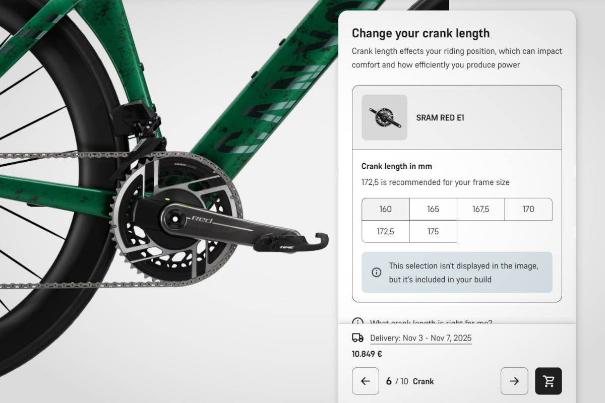 Canyon Aeroad CF SLX. Imagen: Canyon Bicycles