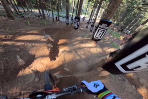 Lenzerheide endurece su circuito de Descenso: Jackson Goldstone anticipa una carrera más rápida y exigente