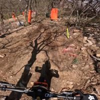La pista de Descenso de la Copa del Mundo de Mona YongPyong desde la bicicleta de Jackson Goldstone