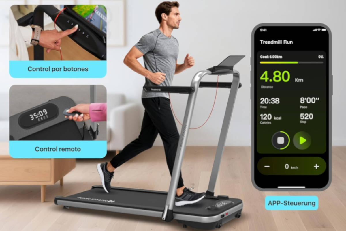 Mobvoi home treadmill SE. Imagen: Mobvoi