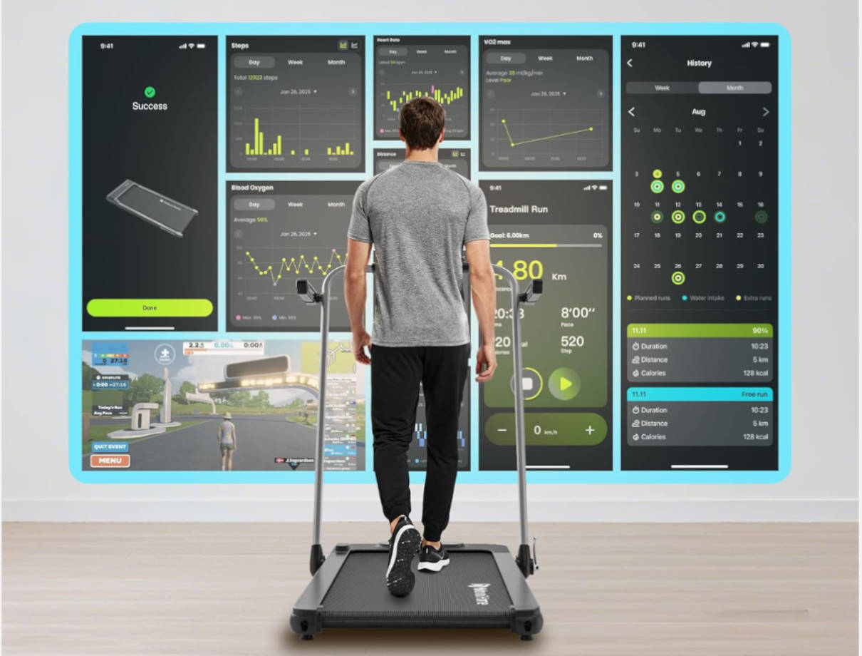 Mobvoi home treadmill SE. Imagen: Mobvoi