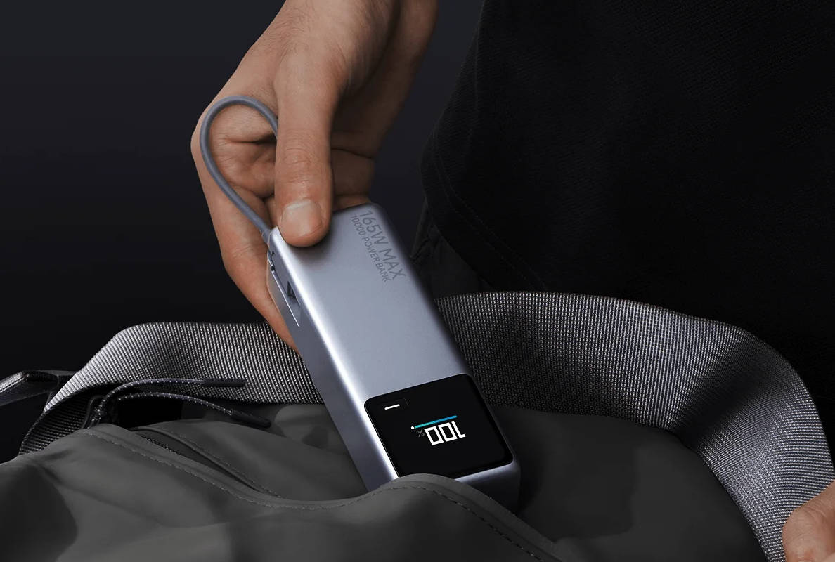 Xiaomi 165w Power Bank. Imagen: Xiaomi