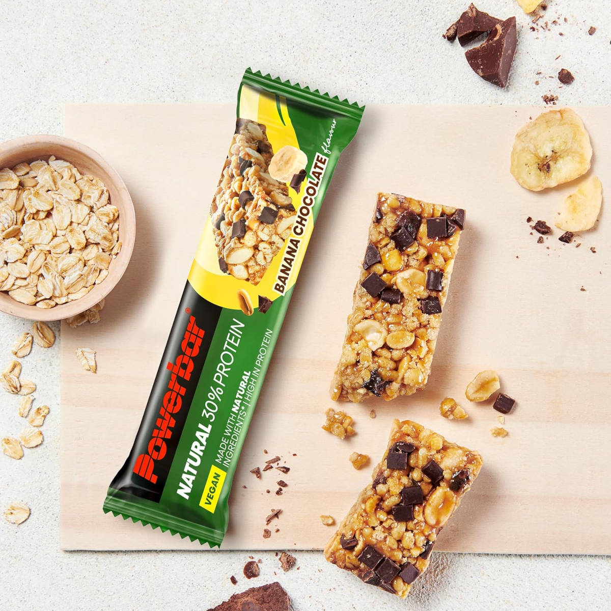 PowerBar Natural Protein Multiflavour Box. Imagen: PowerBar