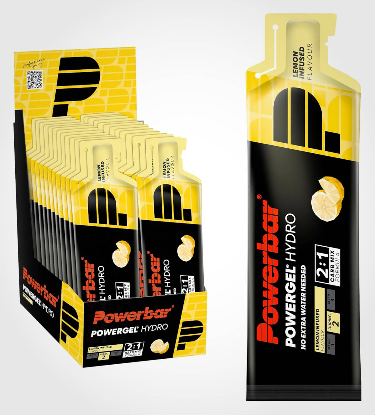 Powergel Hydro Lemon Infused. Imagen: PowerBar