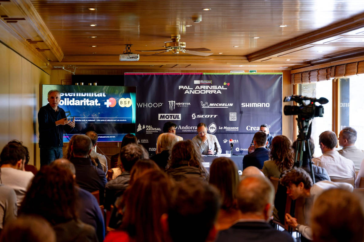 Presentación de la Copa del Mundo de MTB 2026. Imagen: Pal Arinsal
