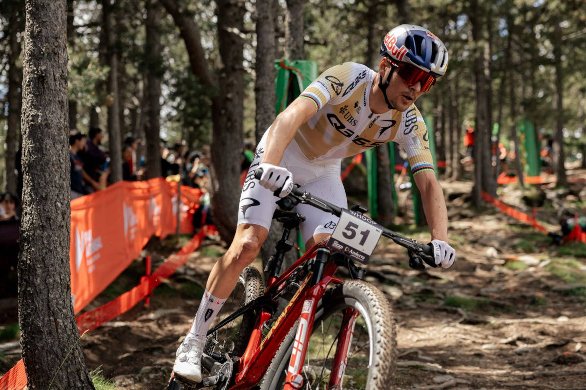 Tom Pidcock. Imagen: WHOOP UCI Mountain Bike World Series