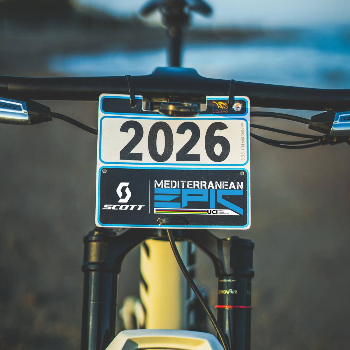 Dorsal de la prueba. Imagen: SCOTT Mediterranean Epic
