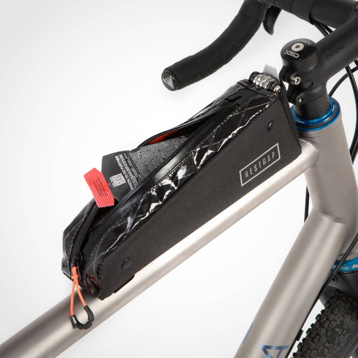 Restrap Aero Race Top Tube Bag. Imagen: Restrap