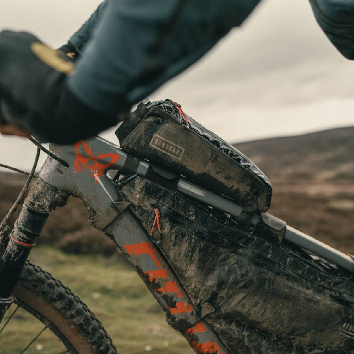 Restrap Aero Race Top Tube Bag. Imagen: Restrap